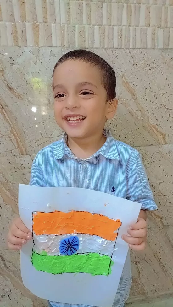 Independence day activity at Dayal Bagh Colony Playschool